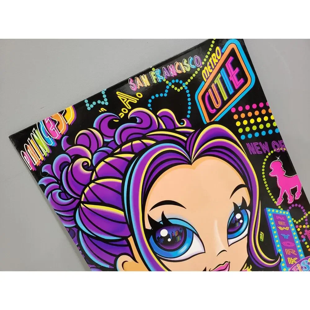 Lisa Frank Glamour Girl 2003 Folder Hard‎ To Find RARE! Hollywood Chicago y2k